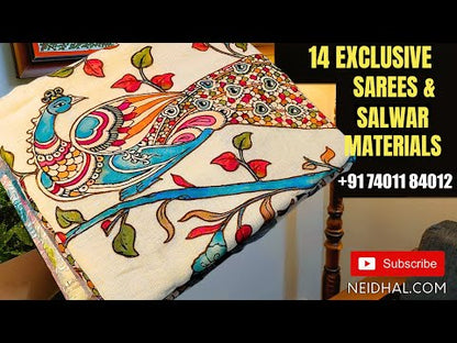 14 New Sarees & Salwar Material Designs | NEIDHAL Youtube video