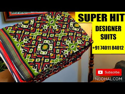 Half white kota unstitched salwar material, Mauve shade thread& bead work on yoke, embroidered on front(thin, lining needed)matching silky fabric provided for both bottom& lining, printed fancy silk cotton dupatta with silver zari line. CODE JL240605