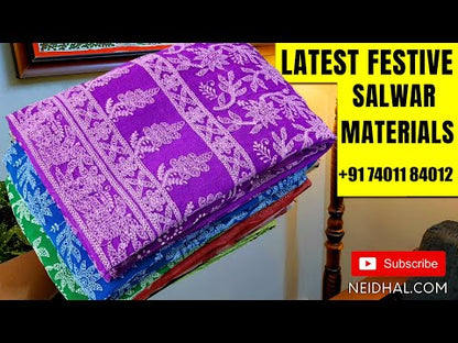 Pastel green digital printed tissue organza silk unstitched salwar material, v neck with embroidered(thin, lining needed)matching silky bottom, digital printed tissue organza dupatta with self design, zari buttas& borders. CODE JL252903