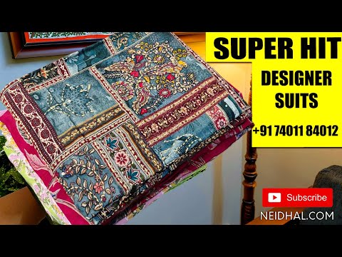 Trending salwar materials | NEIDHAL - Youtube video