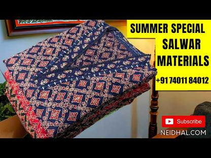 Light grey premium pure mul cotton unstitched salwar material,embroidery work on front(soft,lining needed)black silky bottom,embroidery mul cotton dupatta with scallop edges. MY261423