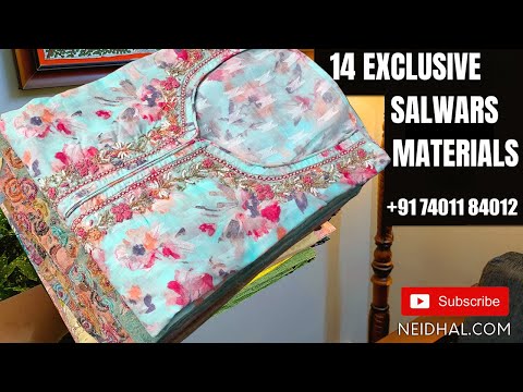 14 New Salwar Material Designs | NEIDHAL