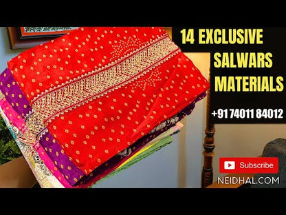 Black premium modal cotton unstitched salwar material, floral design with bead work on yoke(lining needed)matching spun cotton bottom, printed premium modal cotton stole like dupatta. CODE JN252302