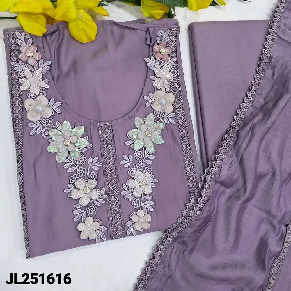 Purple designer premium silk cotton salwar material jl251616-Neidhal