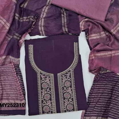 Purple fancy silk cotton salwar material my252310-Neidhal