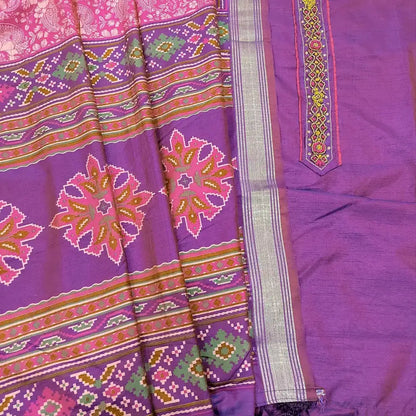 Purple fancy silk salwar material mr253001-Neidhal