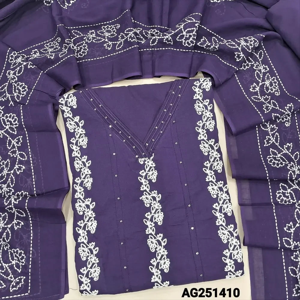 Purple premium mul cotton salwar material ag251410-Neidhal