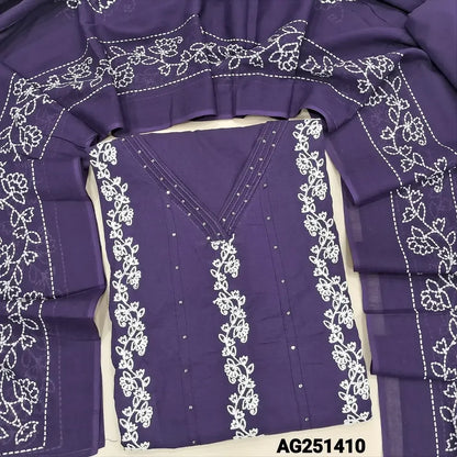 Purple premium mul cotton salwar material ag251410-Neidhal