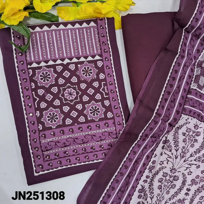 Purple premium soft cotton salwar material jn251308-Neidhal
