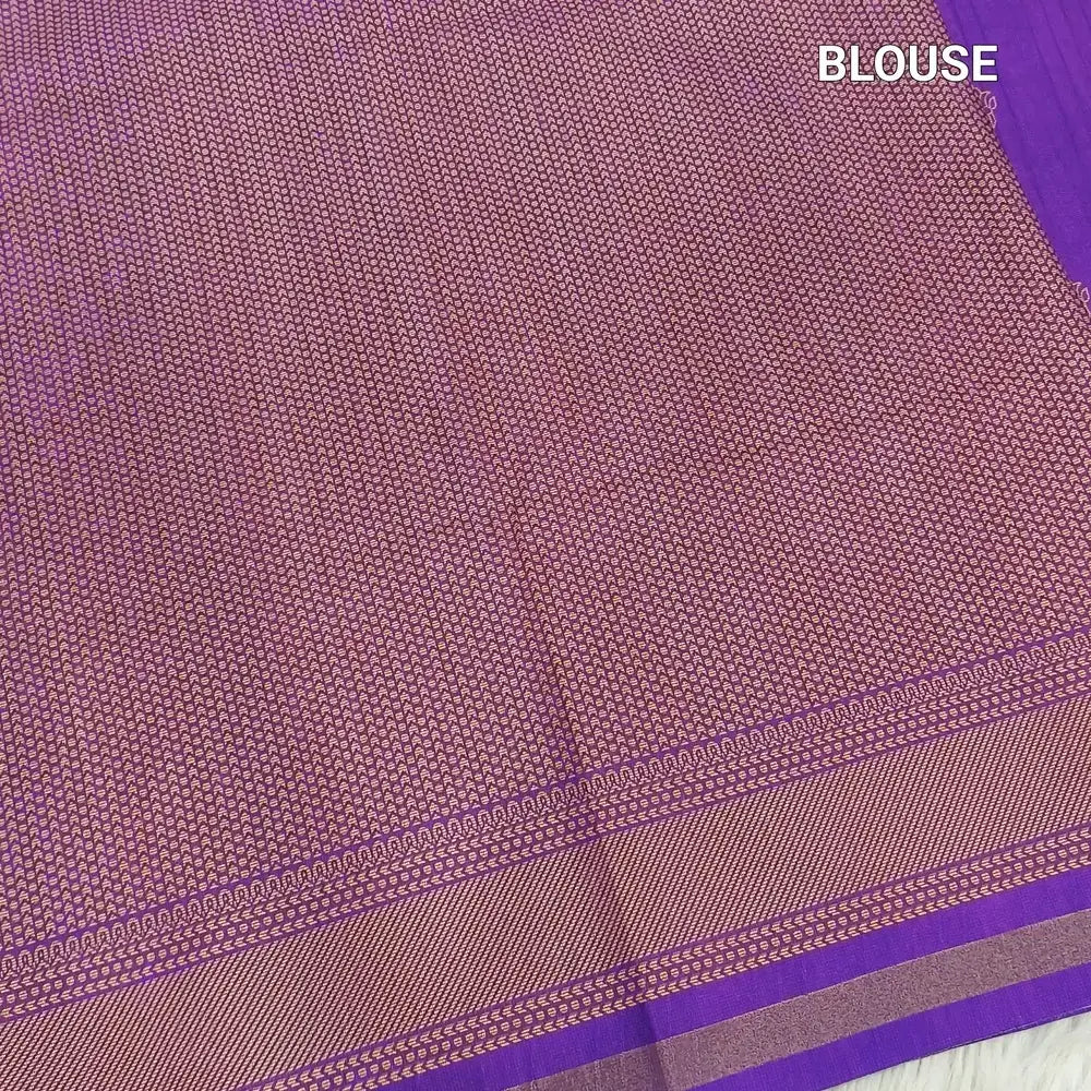 Purple printed fancy chappa silk saree ns174-Neidhal