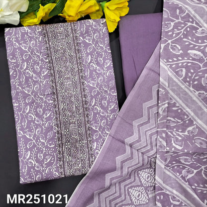Purple printed soft cotton salwar material mr251021-Neidhal