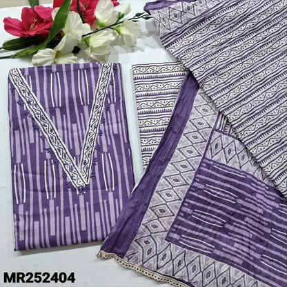 Purple printed soft cotton salwar material mr252404-Neidhal