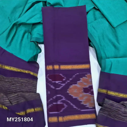 Purple silk cotton salwar material my251804-Neidhal