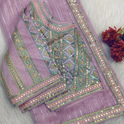 Purplish pink fancy organza designer saree ws1322-Neidhal