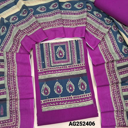 Purplish pink premium cotton salwar material ag252406 Neidhal