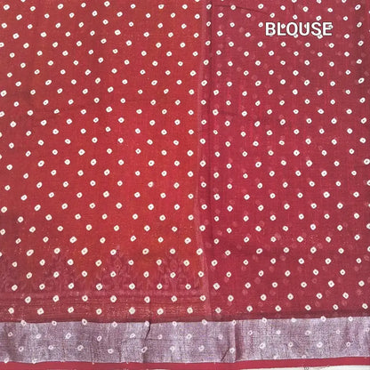 Reddish maroon semi linen saree ns194-Neidhdal