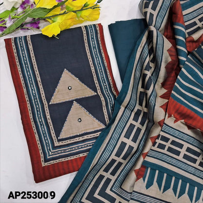 Reddish maroon vertical printed modal maslin salwar material ap253009-Neidhal