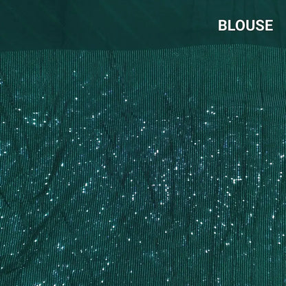 Teal green georgette saree ws1078-Neidhal