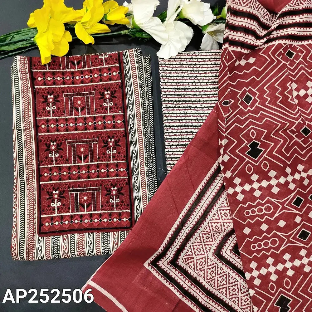 Vertical printed soft cotton salwar material ap252506-Neidhal