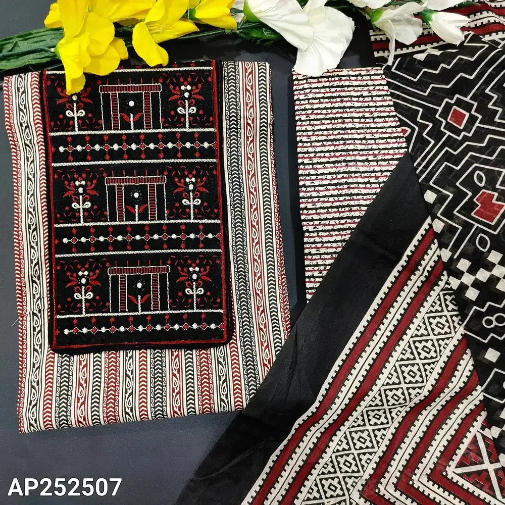 Vertical printed soft cotton salwar material ap252507-Neidhal