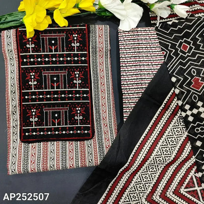 Vertical printed soft cotton salwar material ap252507-Neidhal