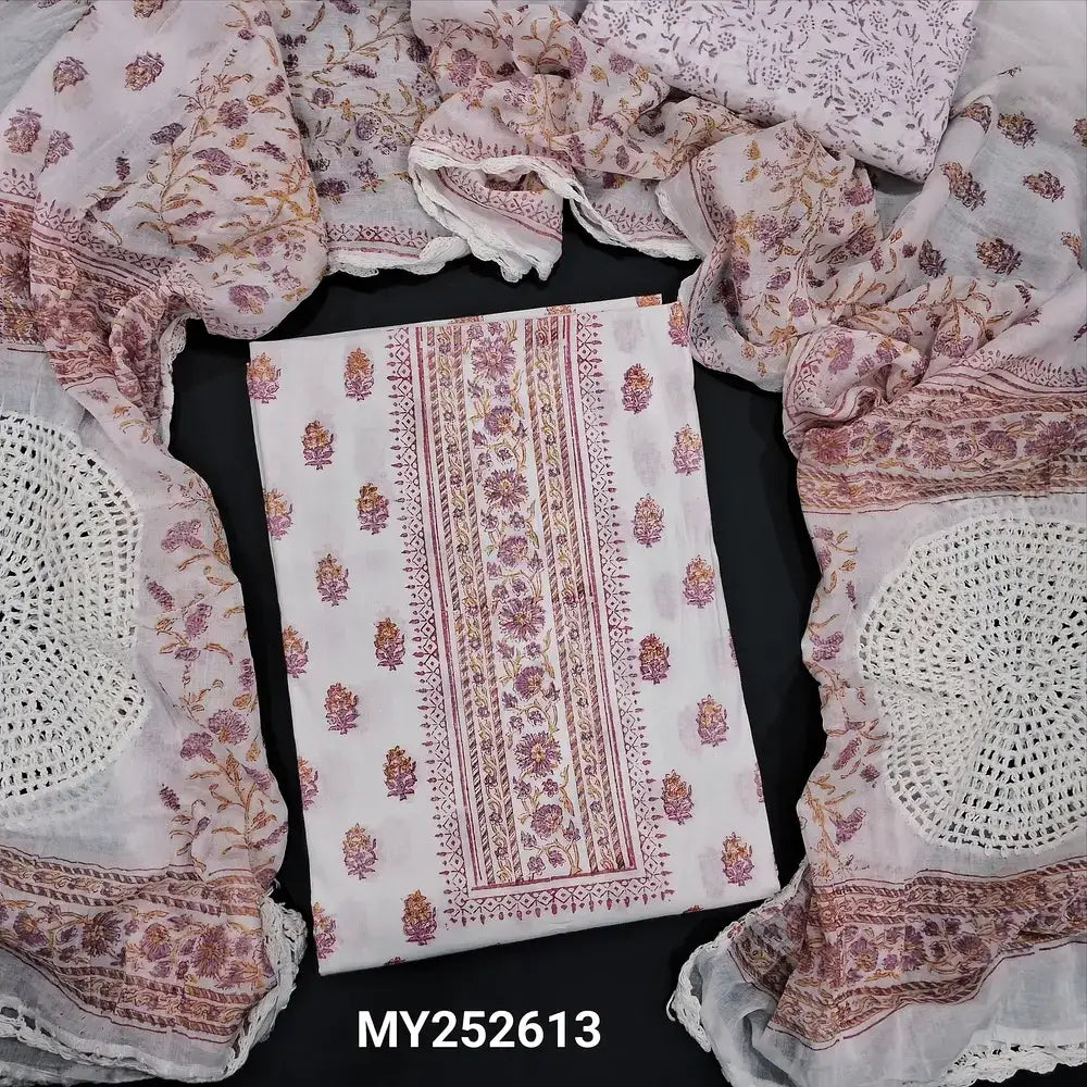 white cotton salwar material my252613-Neidhal