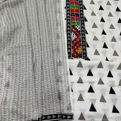 White designer printed cotton salwar material ap250601-Neidhal