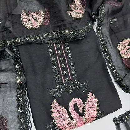 White soft silk cotton salwar material jl251301-Neidhal