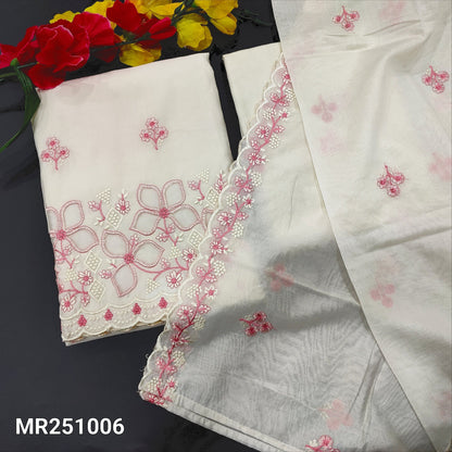 White soft silk cotton salwar material mr251006-Neidhal