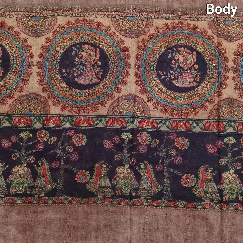 Wine purple onion pink slub silk cotton saree ns119-Neidhal