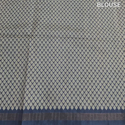 Yellow checkered printed chappa silk saree ns228-Neidhal