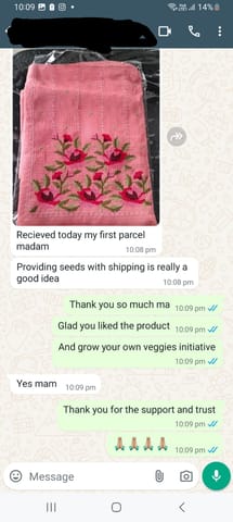 Received today my first parcel madam, Providing seed with shipping is really a good idea- Reviewed on 25 JULY -2024