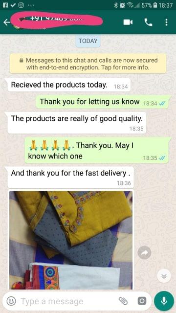 Received the products today... The products are really of good quality... And thank you for the fast delivery.  -Reviewed on 21-May-2019