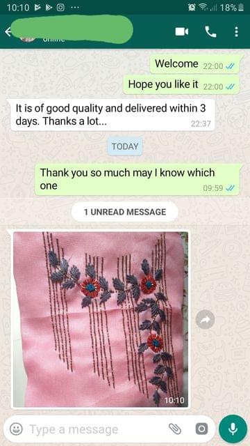 I it is of good quality and delivered within 3 days... Thanks a lot. -Reviewed on 27-Aug-2019